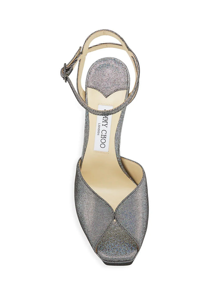 Sacaria Heel in Silver