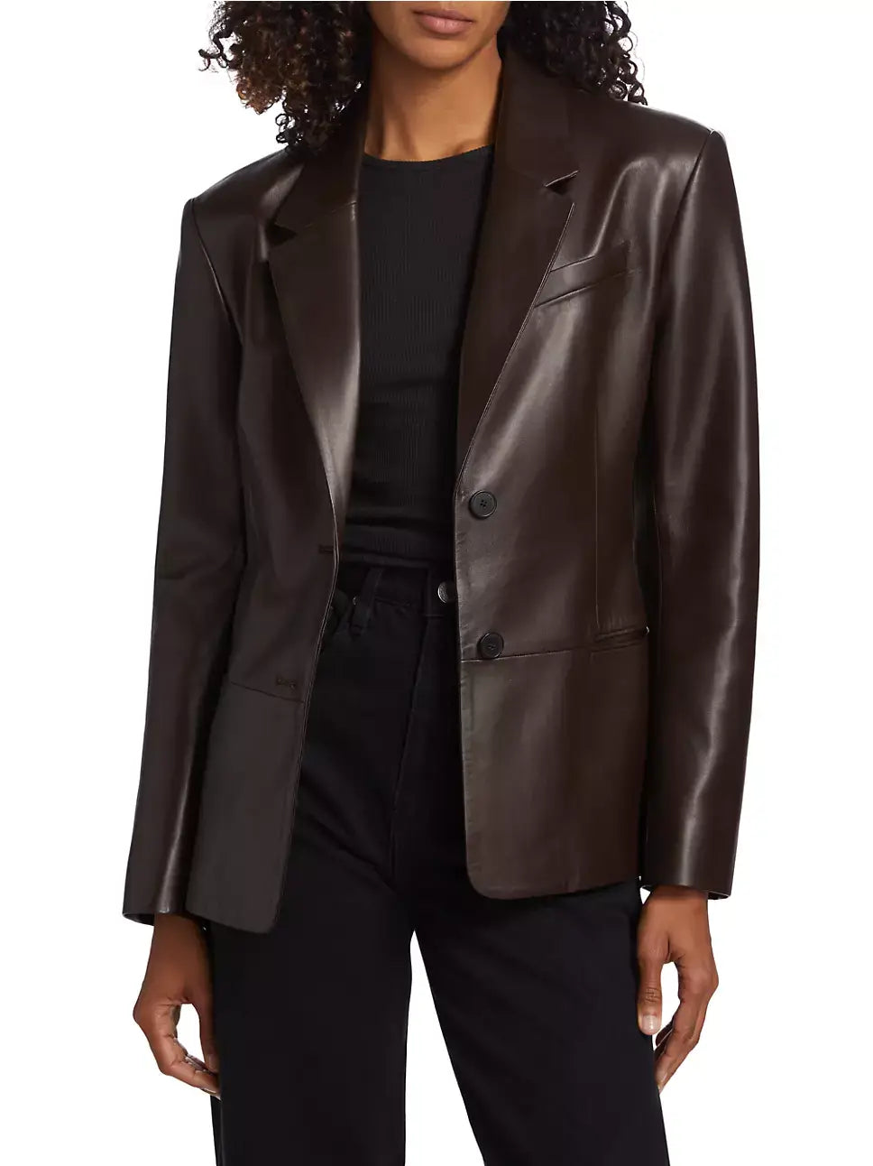 The Femme Leather Blazer