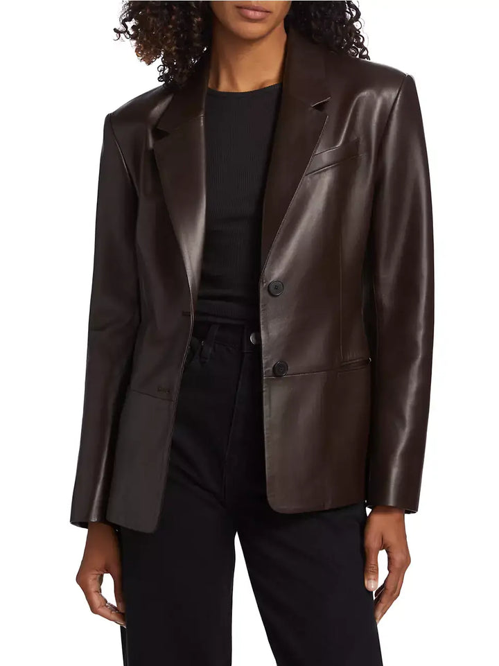 The Femme Leather Blazer