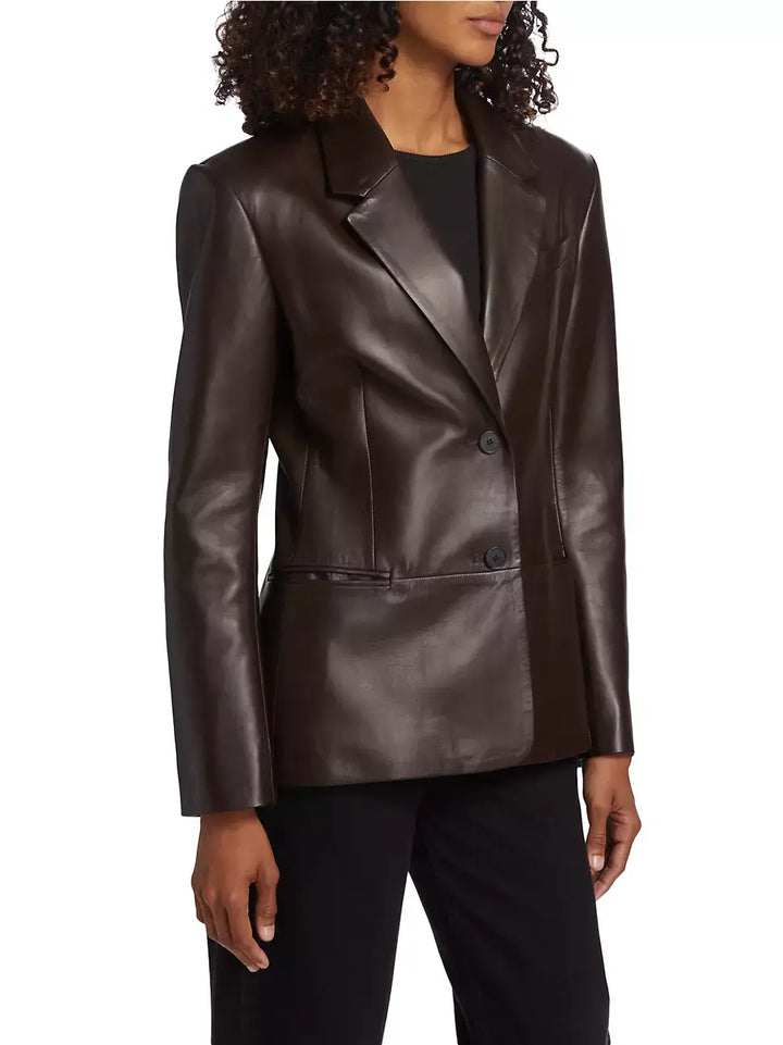 The Femme Leather Blazer