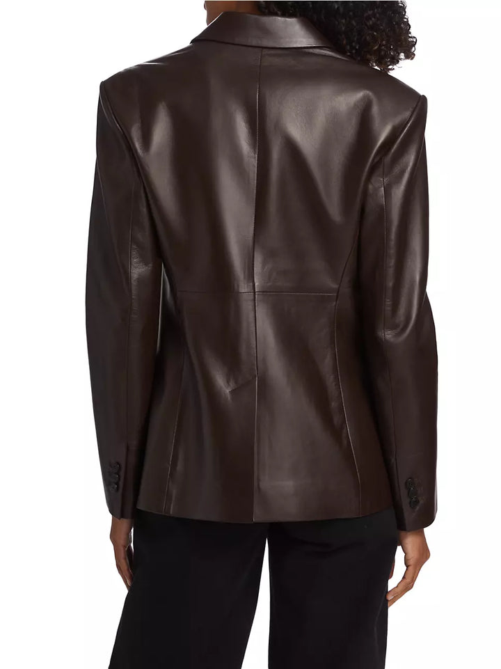 The Femme Leather Blazer