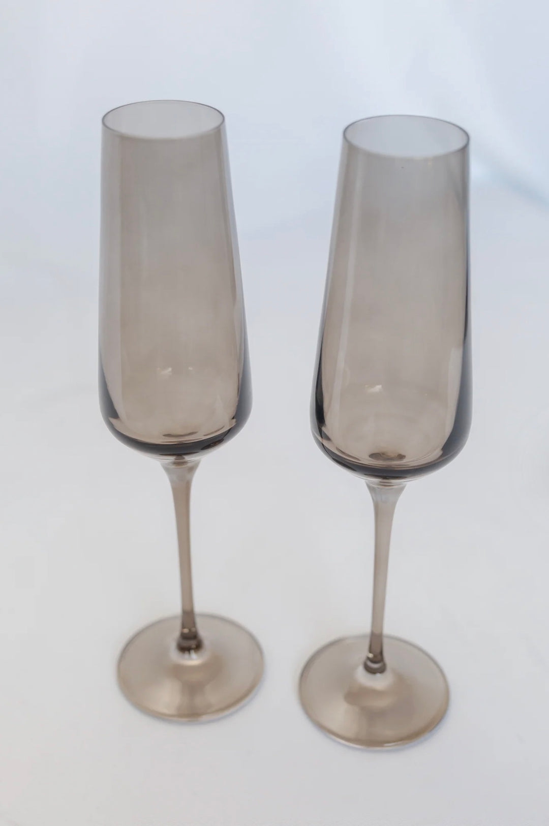 Champagne Flute Gray Smoke