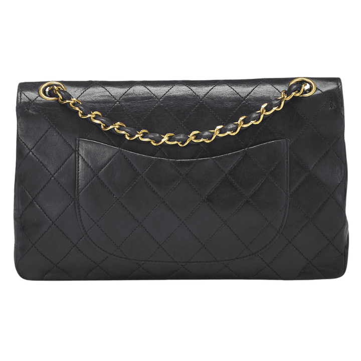 Chanel Black Lambskin 2.55 10″