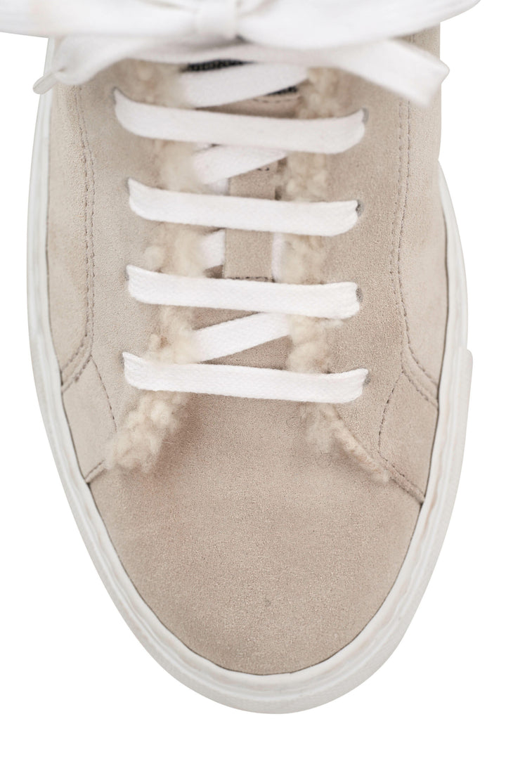 Suede/Fuzzy Sneakers