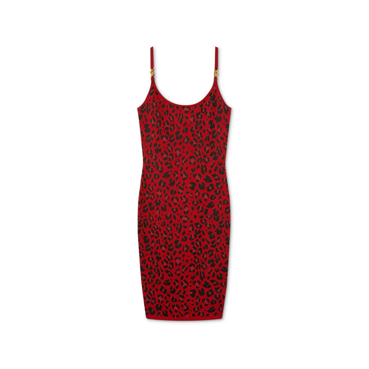 Leopard Lurex Knit Dress