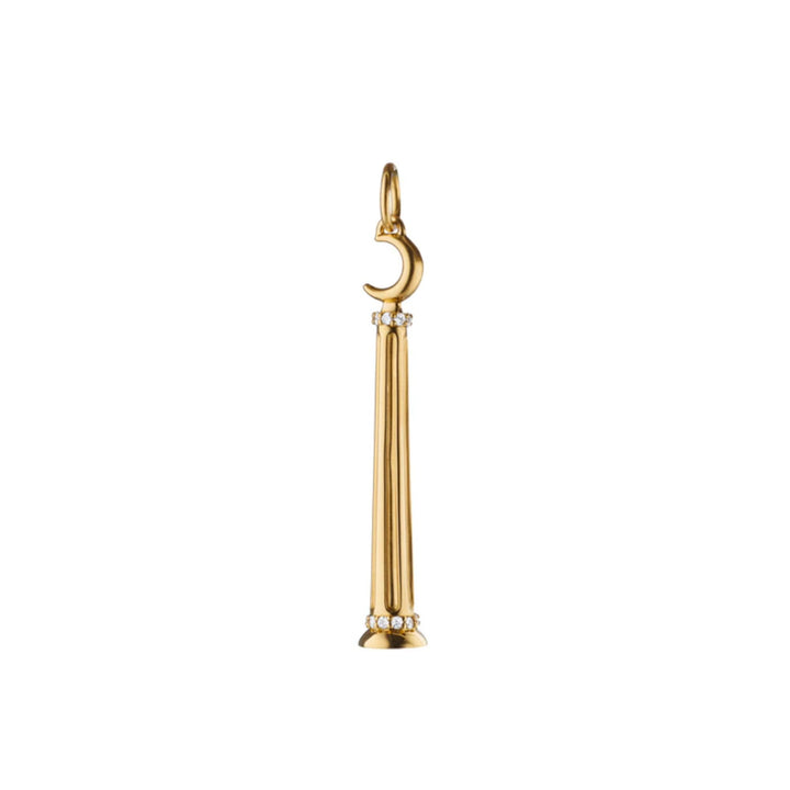 "Athena" Dream Column Charm With Diamonds