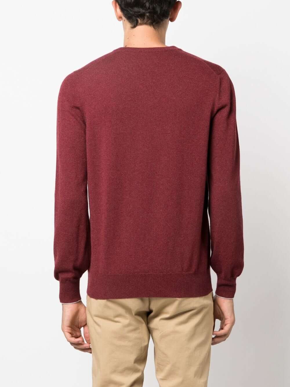 V-Neck in Burgundy