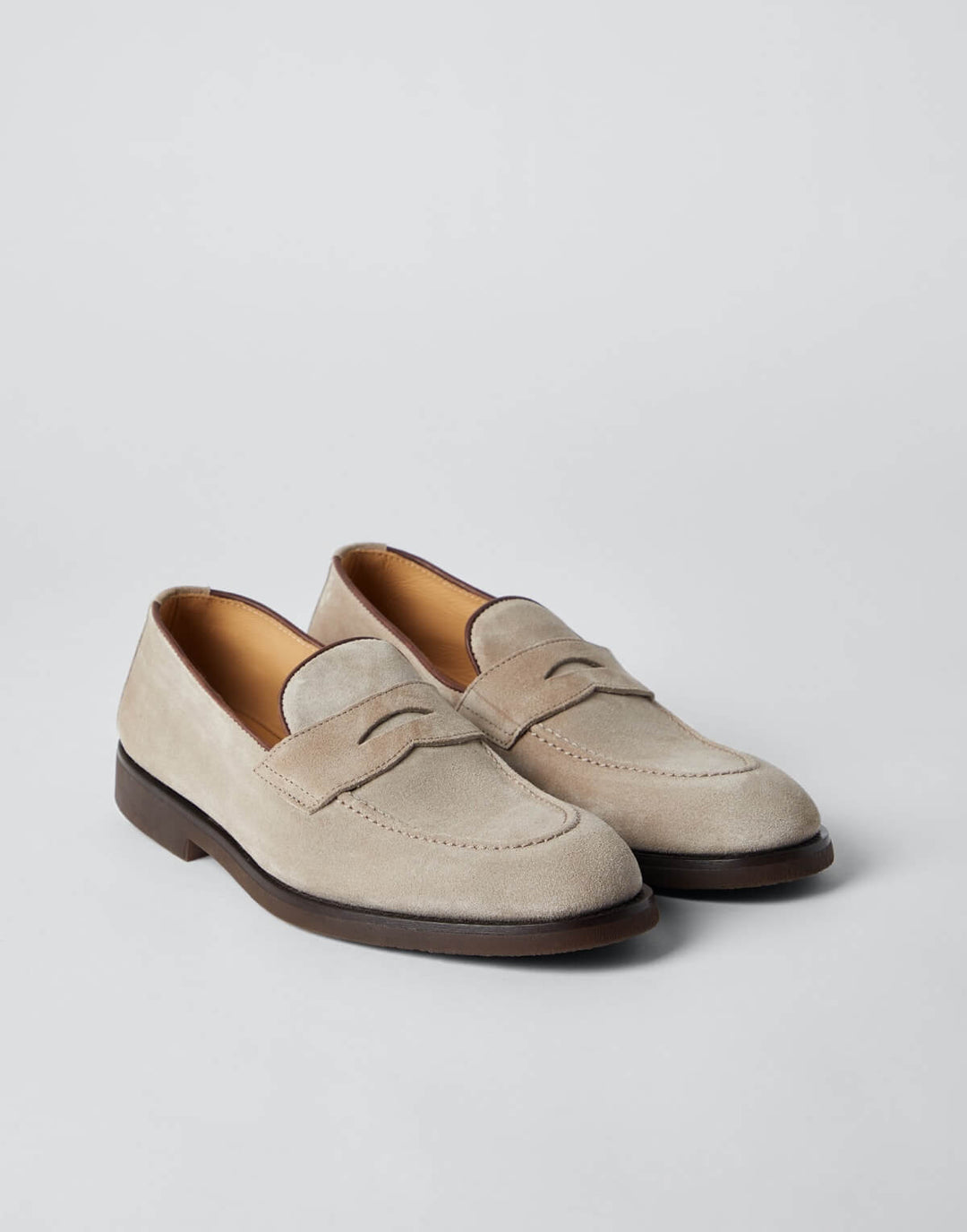 Suede Loafers