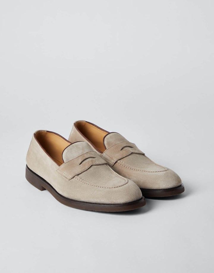 Suede Loafers