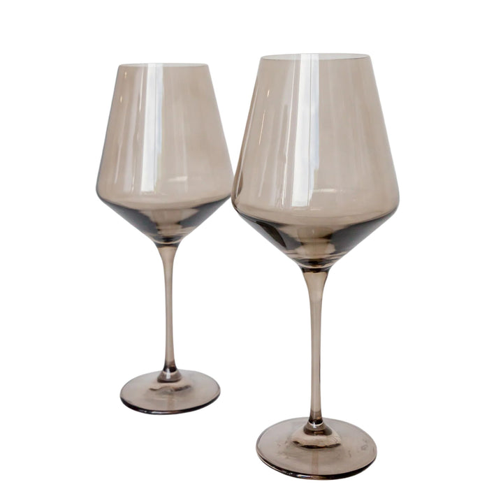 Stemware Amber Smoke