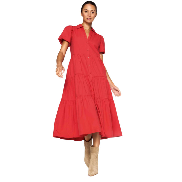 Havana Dress Red