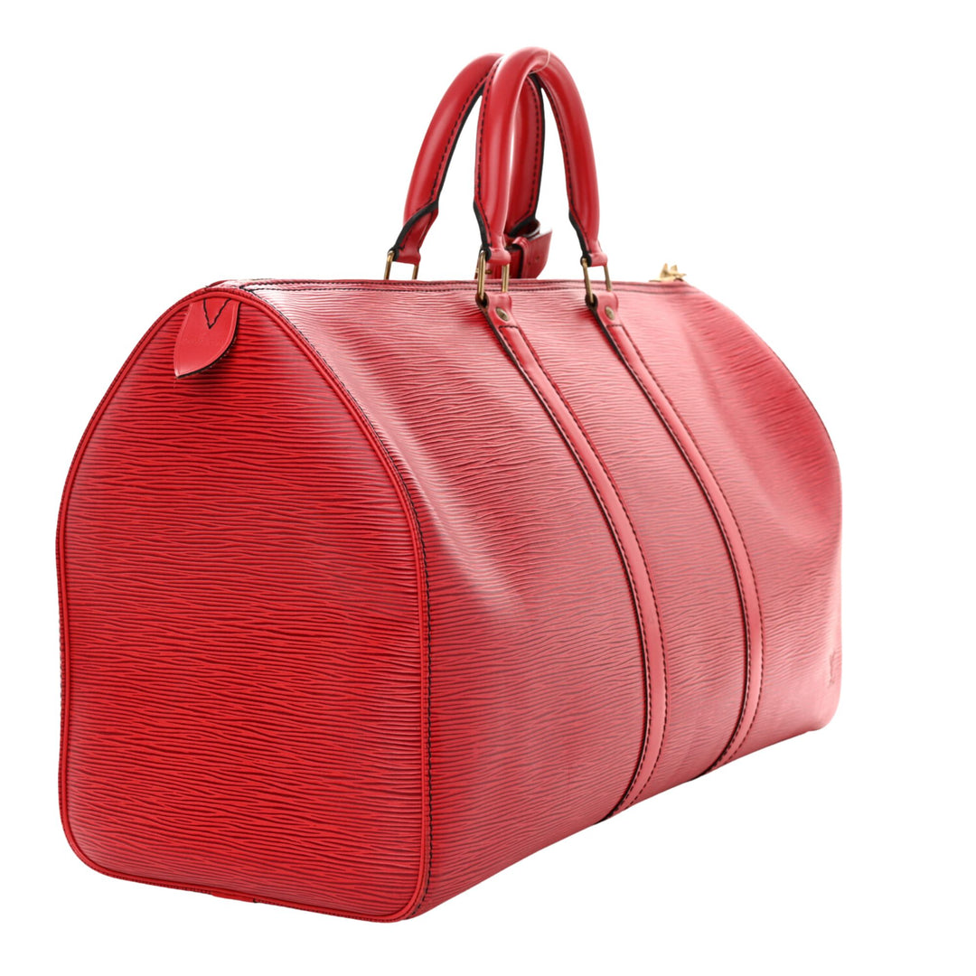 LV Epi Keepall 45 Castillan Red