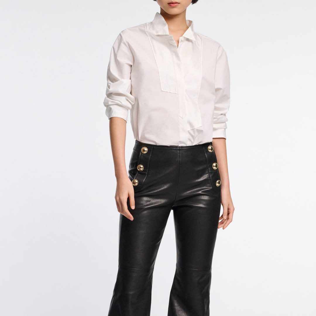 POPLIN POWER blouse - Pure White