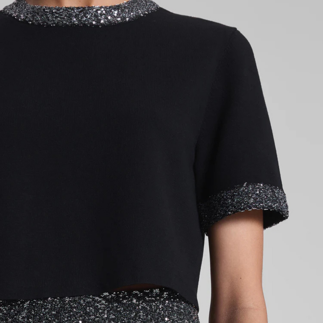 Maeve Sequin Embellished Top