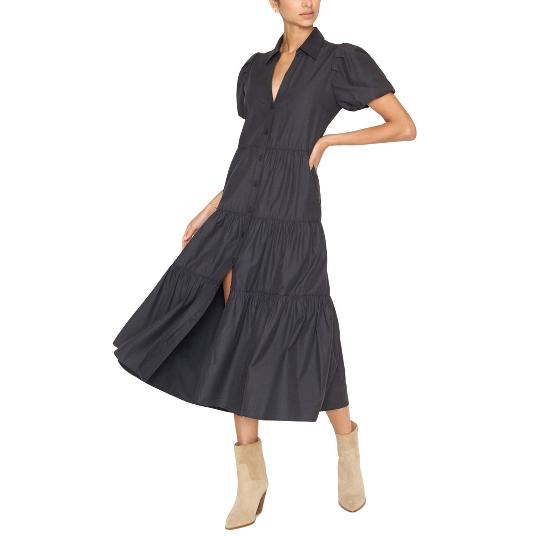 Havana Dress In Washed Black