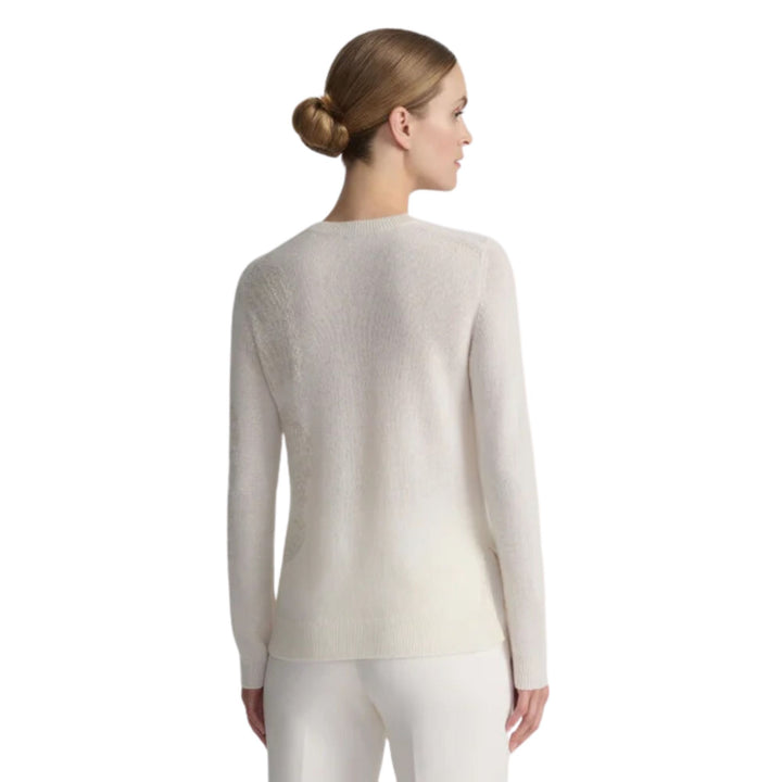 Cashmere Wood Grain Intarsia Sweater