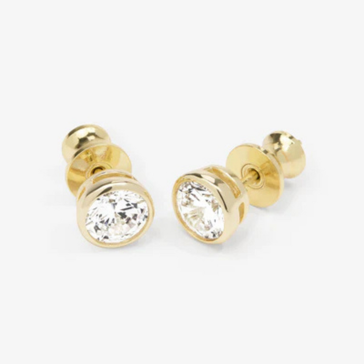 Baroness 6mm Studs - Gold/White