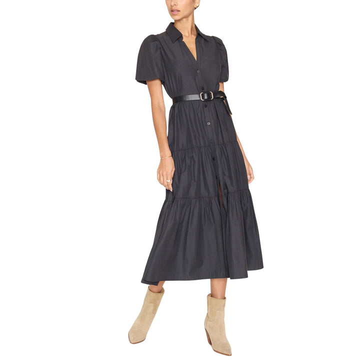 Havana Dress In Washed Black