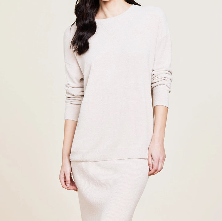 CozyChic Ultra Lite Drop Shoulder Pullover - Stone