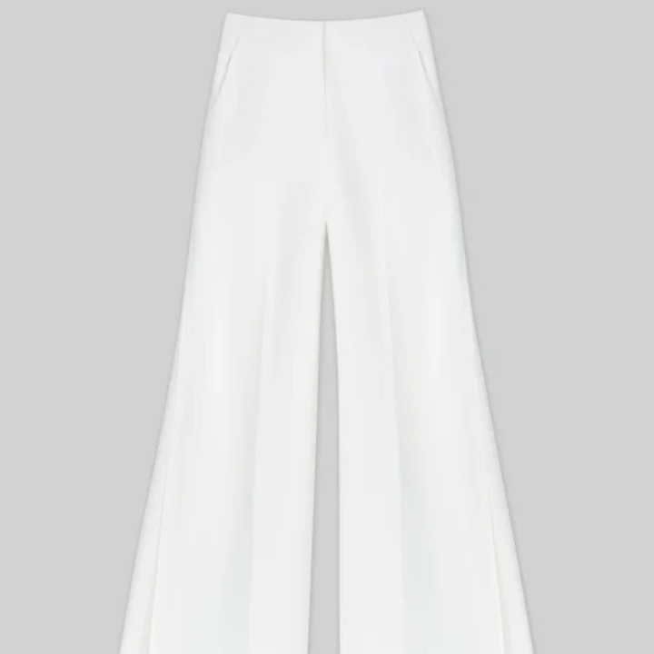 Finesse Crepe Franklin Wide Leg Ankle Pant