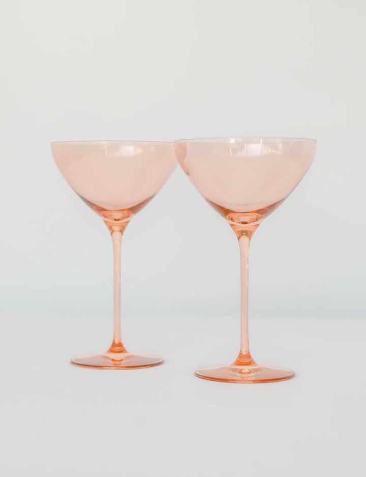 Blush Martini Glass