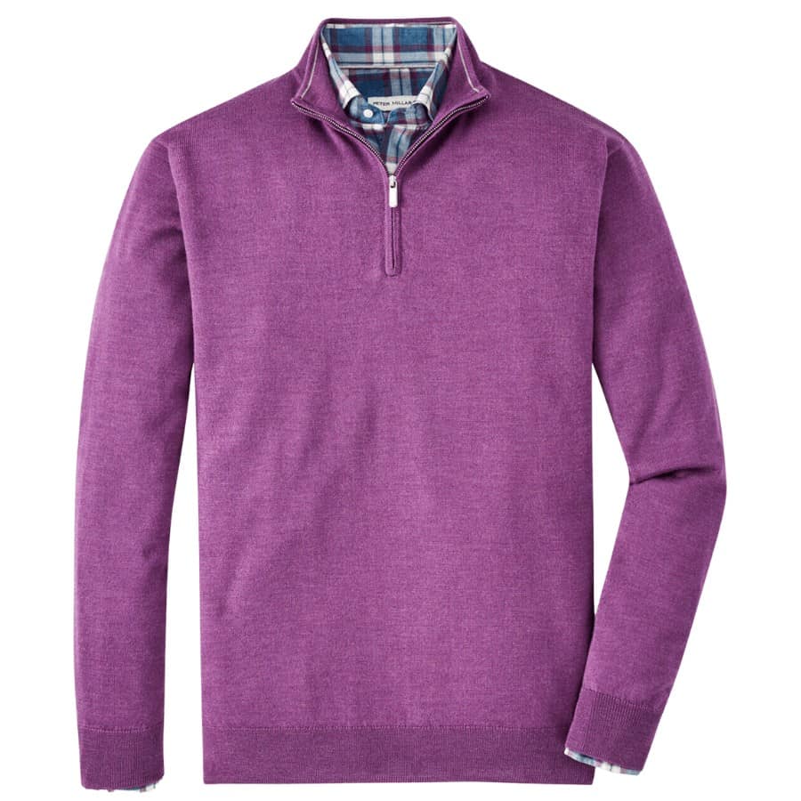 This Autumn Crest sweater highlights a signature seasonal blend of Merino wool and lyocell. Incredibly soft and breathable, this unique composition is designed to maintain its shape after each wear. Offered in a variety of colors for your weekday and weekend wardrobe.