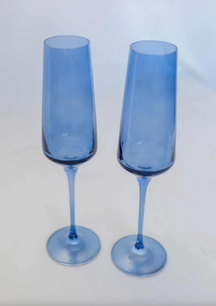 Champagne Flute Cobalt