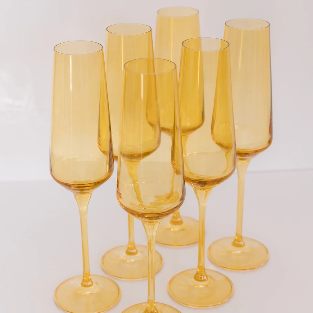 Champagne Flute - Yellow