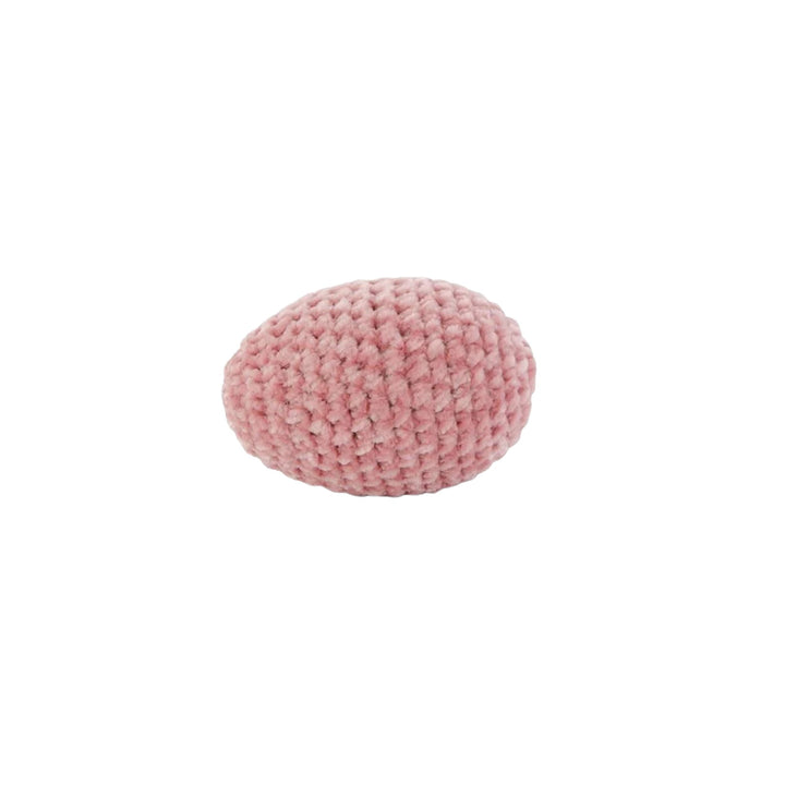 Mini Pink Crochet Easter Egg