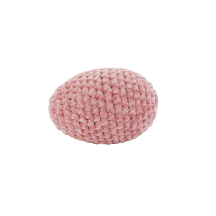 Pink Crochet Easter Egg