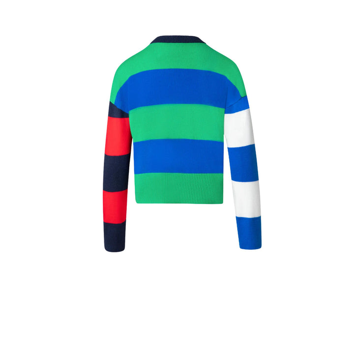 Multi-Color Colorblock Pullover