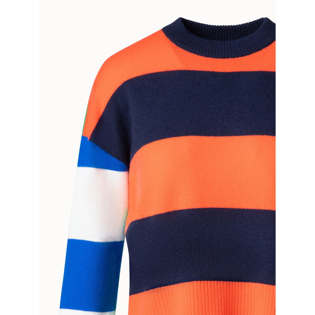 Multi-Color Colorblock Pullover