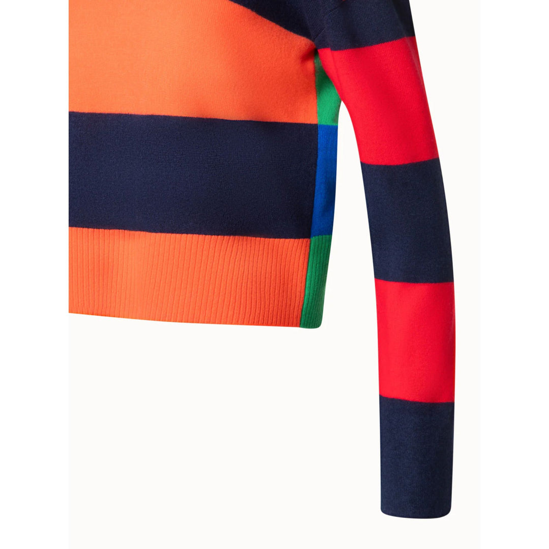 Multi-Color Colorblock Pullover