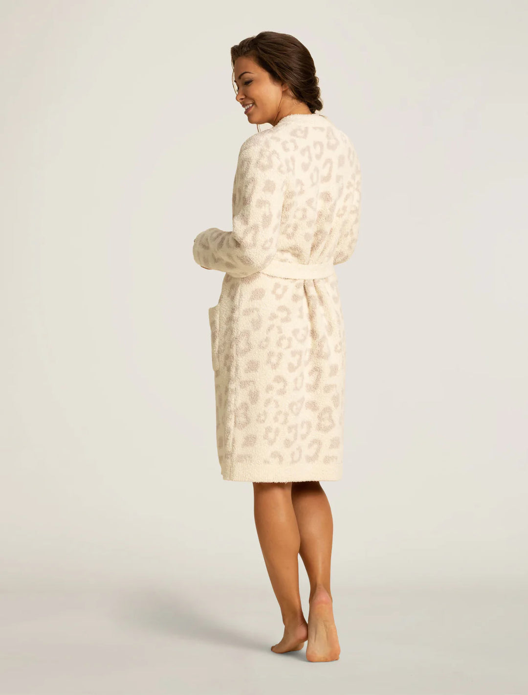 Cozychic Barefoot in the Wild Robe in Cream Stone