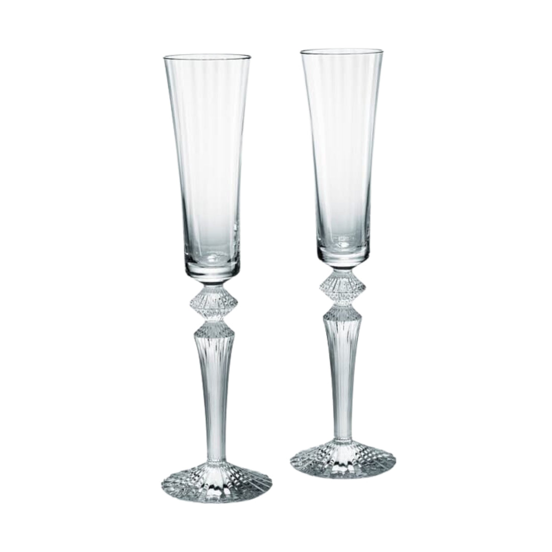 Baccarat Mille Nuits Clear Flutissimo Set of Two