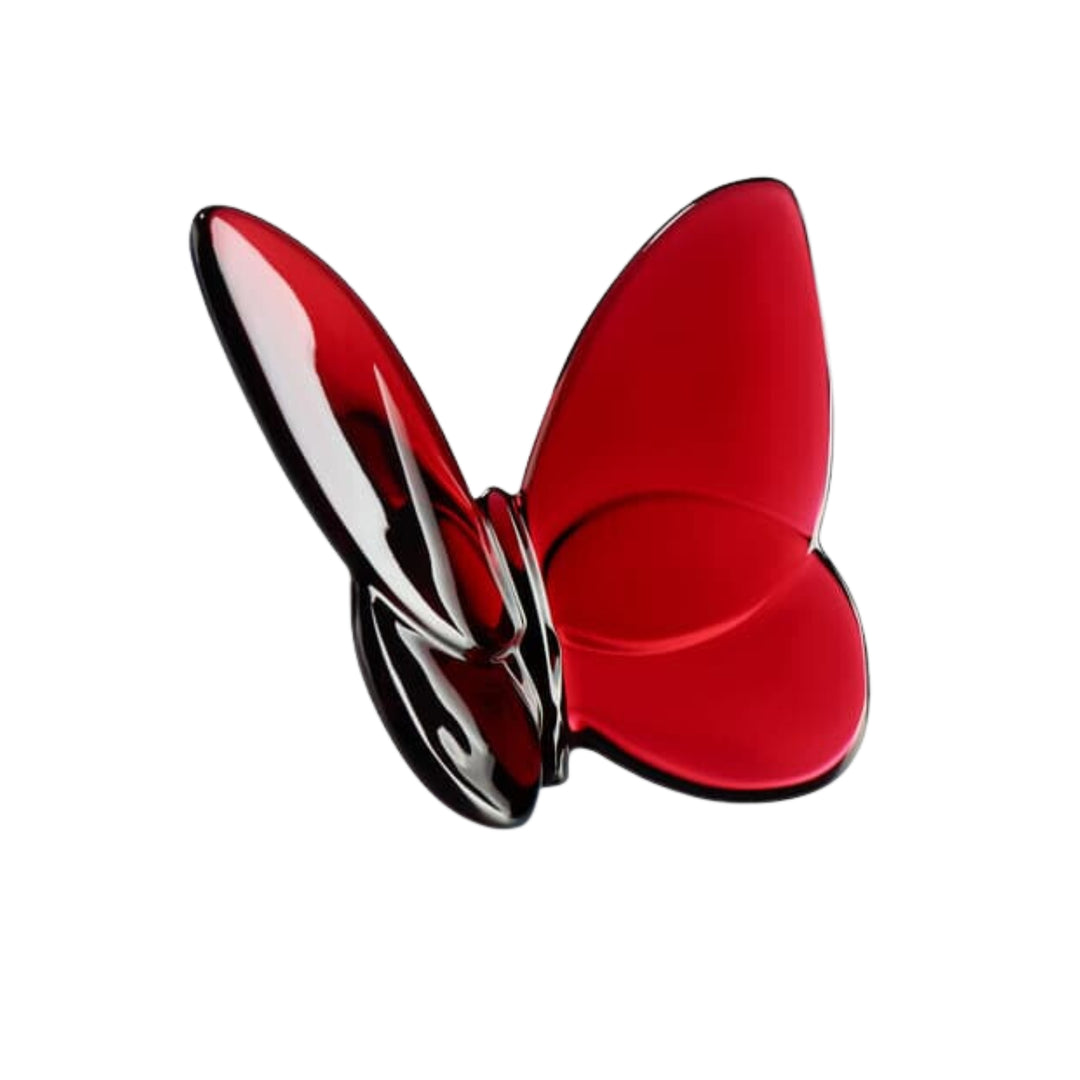 Baccarat Papillon Lucky Butterfly Red