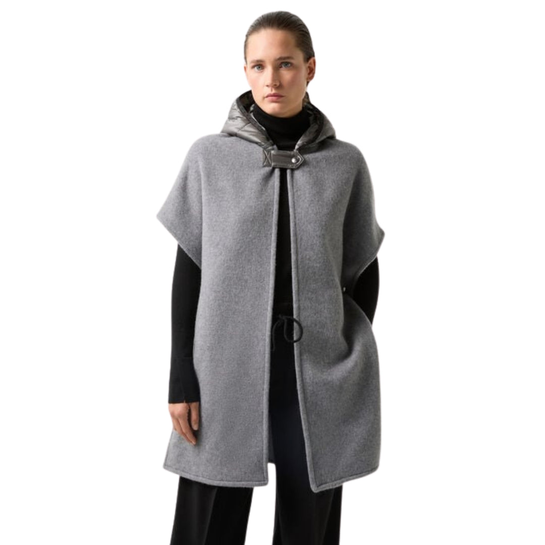 Bogner Nilla Cape in Grey Melange