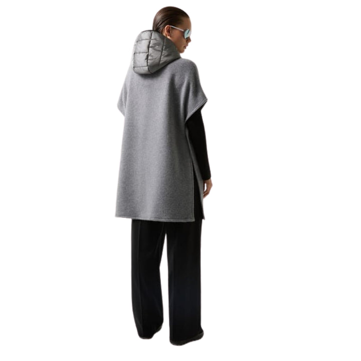 Bogner Nilla Cape in Grey Melange