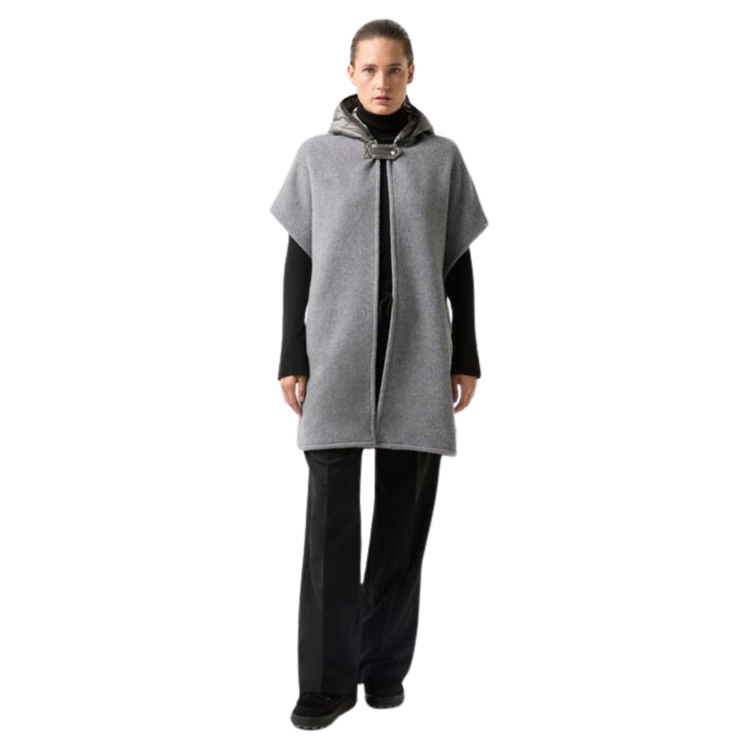 Bogner Nilla Cape in Grey Melange