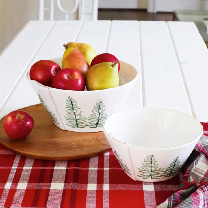 Lastra Holiday Med Stacking Serving Bowl