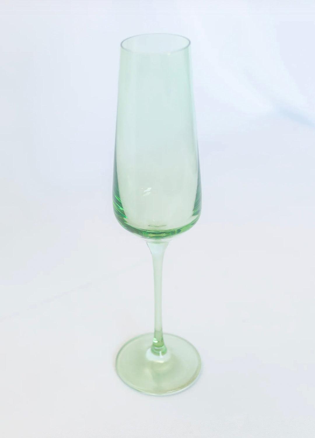 Champagne Flute Mint Green