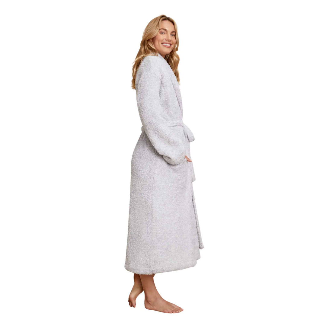 CozyChic Adult Robe - Ocean/White