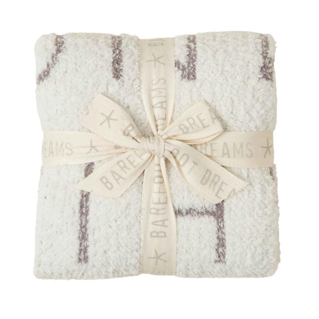 CozyChic ABC Stroller Blanket - Cream/Beach Rock