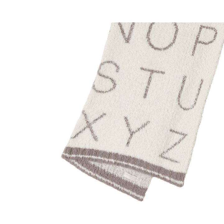 CozyChic ABC Stroller Blanket - Cream/Beach Rock