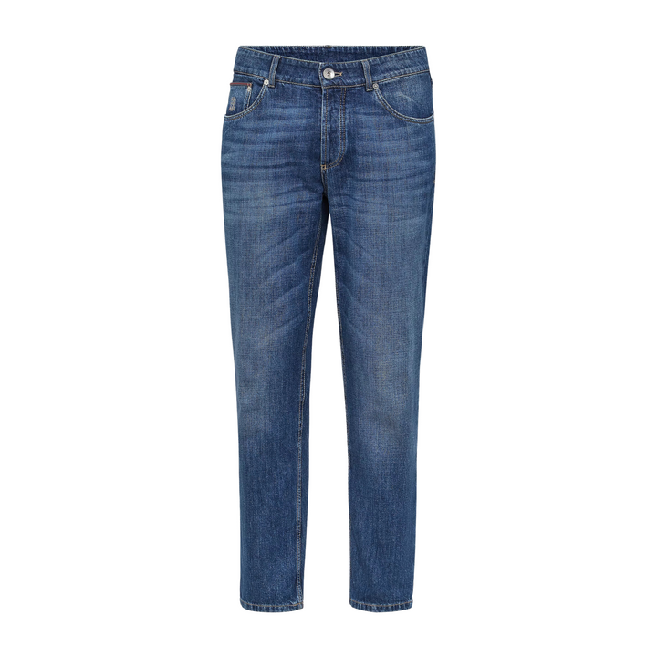 Traditional Fit Denim Pants