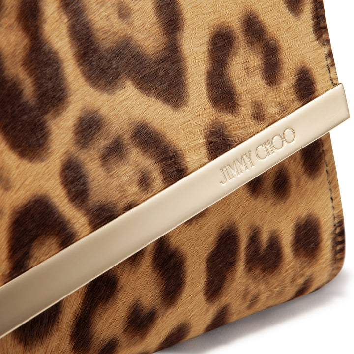 Emmie Leopard Print Pony Clutch