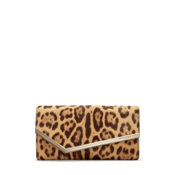 Emmie Leopard Print Pony Clutch