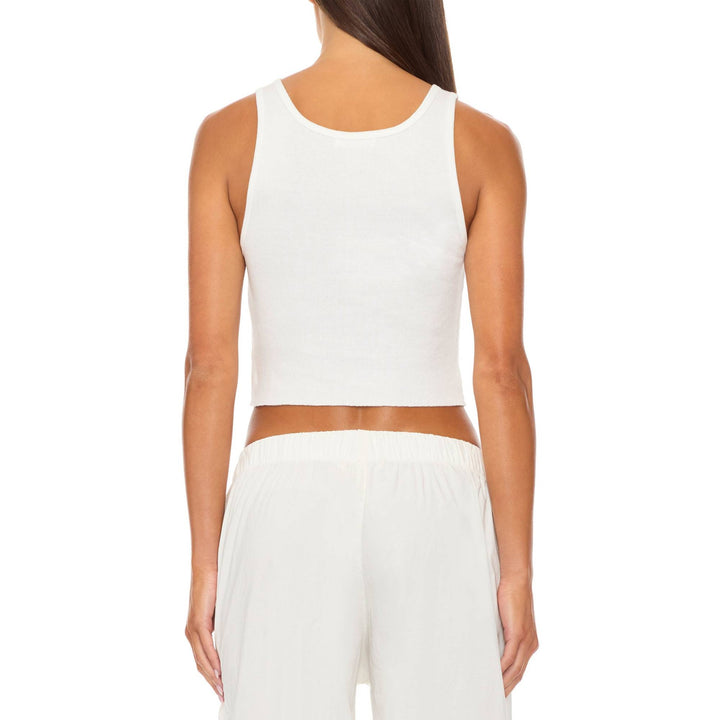 Cropped Scoop Neck Tank