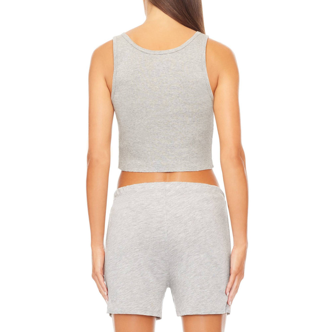 Cropped Scoop Neck Tank