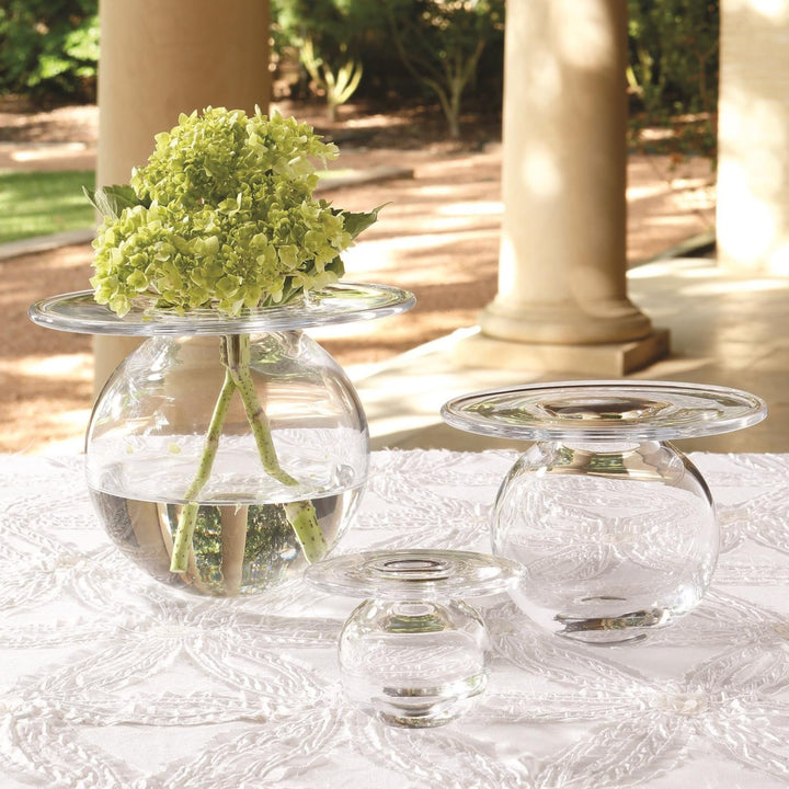 Global Views H20 Vase in Clear Medium